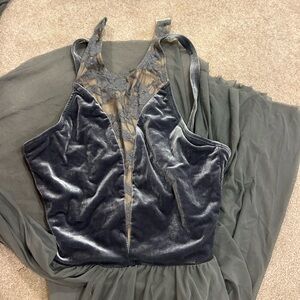 Velvet Lace Dance Costume AS ballet or jazz